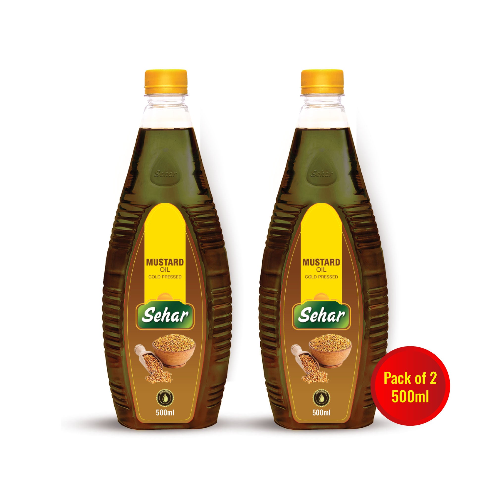 Pack of 2 Sehar Mustard Oil 500ml